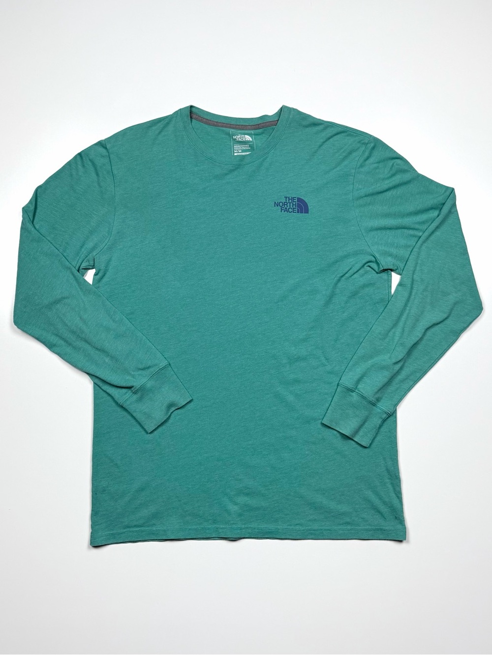 The North Face Men's Medium Teal Long Sleeve Graphic Shirt